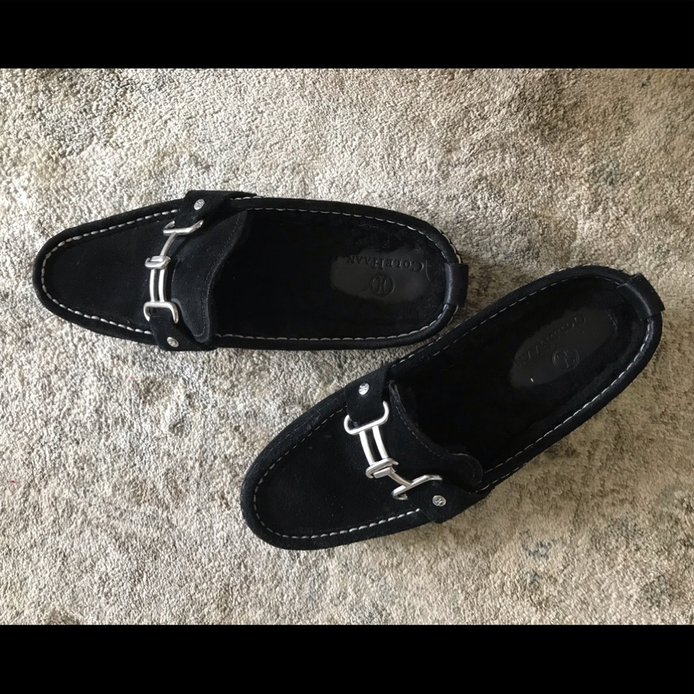 Cole Haan  lined suede slip on